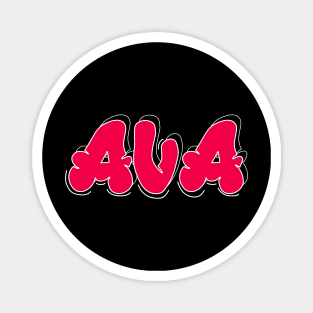 Ava Name Women Magnet